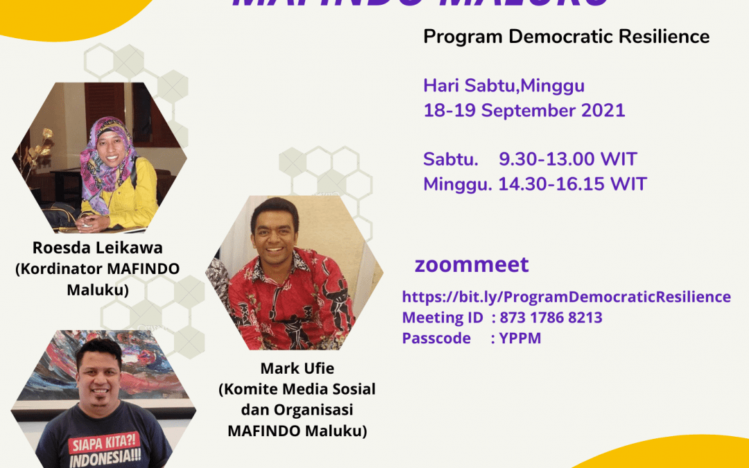 Program Memperjuangkan Ruang Sipil untuk mempromosikan Ketahanan Demokrasi