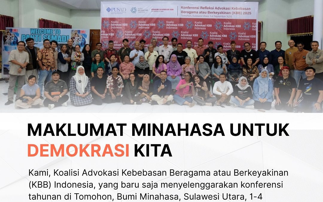 YPPM Maluku Ambil Bagian dalam Konferensi KBB 2025 di Minahasa